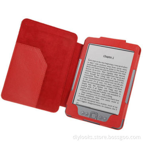 Leather Case with Litchi Texture for Amazon Kindle 4